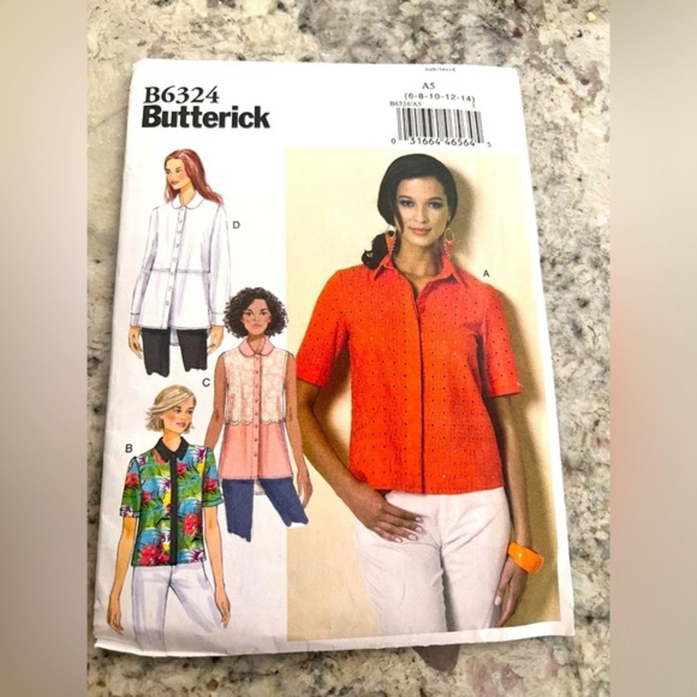 Butterick B 6324 new uncut pattern sizes6-14 & 14-22‎